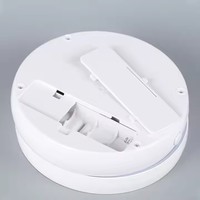 Miroir de bureau blanc pas cher 10X avec lumière, miroir de maquillage LED portable pliable avec rangement, charge USB, miroir cosmétique