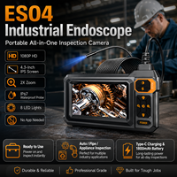 Endoscope électronique, instrument de contrôle non destructif, écran IPS de 4,3 pouces, indice de protection IP67, éclairage LED, résolution 640x480, 2X