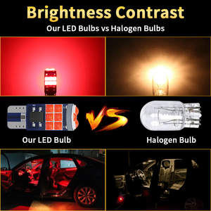 หลอดไฟ LED T10 194 W5W Canbus สว่างพิเศษ 3030 15SMD สีเหลืองอำพัน สำหรับเปลี่ยนไฟภายในรถยนต์และไฟป้ายทะเบียน - Product Image 3