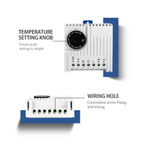 SK3110 Contrôleur de température d'armoire thermostat à large tension