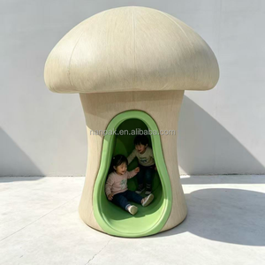Casa de Juegos Infantil de Espuma con Diseño de Hongo, Equipo de Juego Interior para Niños Pequeños, Juguete para Trepar y Gatear para Cafeterías, Preescolares, Centros Comerciales y Fiestas - Product Image 1