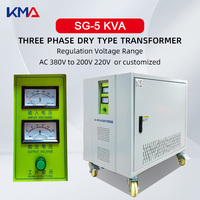 Transformateur triphasé AC sec à tension variable 380V vers 220V 200V 100Kva 200Kva pour servomoteur