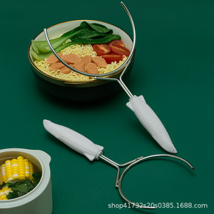 Pinzas para Ollas Anti-Quemaduras Kk, Extra Grandes, Blancas, Multifuncionales, para Estufas de Leña - Product Image 1