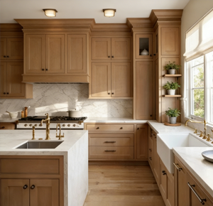 Gabinetes <span class=keywords><strong>de</strong></span> Cocina <span class=keywords><strong>de</strong></span> Madera Sólida Personalizados, Listos para Armar, Precio Directo <span class=keywords><strong>de</strong></span> Fábrica para Renovación <span class=keywords><strong>de</strong></span> <span class=keywords><strong>Cocinas</strong></span> <span class=keywords><strong>de</strong></span> Villas y Apartamentos - Product Image 2