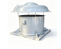 Ventilateur d'extraction axial industriel pour toiture en acier au carbone, faible niveau sonore, pour entrepôt