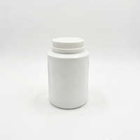 Botol Plastik HDPE Grosir untuk Obat, Silinder, Wadah Bubuk Protein, Kosong, Putih, Mulut Lebar, Tutup Ulir, 500g 1kg