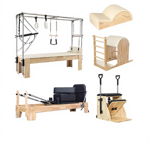 Kit Complet 5-en-1 pour la Rééducation et le Fitness à Domicile et en Milieu Commercial MJD-WCC22 – Ensemble Complet 5 Pièces en Bois de Chêne - Product Image 4