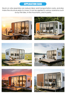 Villa Capsula a Due Piani Personalizzabile con Balcone e Grandi Finestre <span class=keywords><strong>per</strong></span> Vacanze in Famiglia o Hotel Boutique - Product Image 4