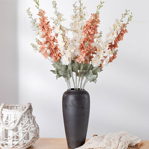 Delphinium Ajacis, Flores Artificiales de Delphinium Blancas y Azules con Tallos para Decoración del Hogar, Jardín, Bodas, Navidad - Product Image 4