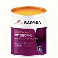 Peinture universelle à base d'eau polyvalente en acrylique pur de qualité supérieure pour murs, bois et métal avec application facile au pinceau