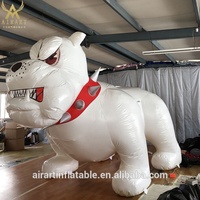 Ballon gonflable réaliste de dessin animé de chien de pitbull