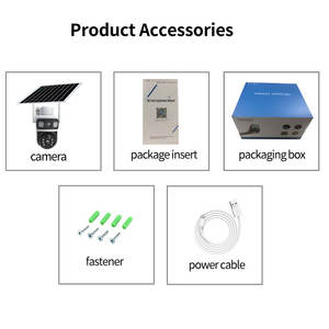 3K wasserdichtes Dual Lens 4G Solar Power System Wifi-Überwachung Intelligente Außen batterie Drahtlose Überwachung nach Hause 6MP CCTV-Kamera - Product Image 4