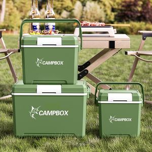 Wholesale Large Capacity Outdoor Camping <b>Cooler</b> <b>Box</b> Plastic <b>Ice</b> Bucket Car Portable Insulated Fresh-keeping Storage <b>Box</b> - Product Image 2