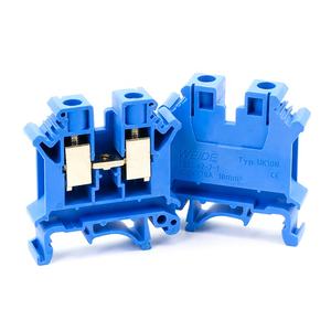 UK 10N bleu 24-8AWG 0.5-10mm 800V/76A pince à vis câble montage connecteur <span class=keywords><strong>électrique</strong></span> Din Rail <span class=keywords><strong>bornier</strong></span> - Product Image 3