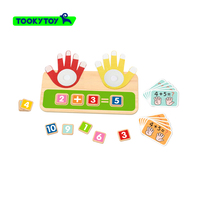 Niños Montessori dedo contar matemáticas juguetes creatividad educación temprana matemáticas tarjeta inteligencia juguetes para niños