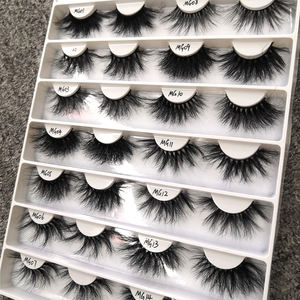 Lashes3d Proveedor mayorista 25mm Bulk Real Russian D Crul Fluffy Mink Eyelashes Proveedor Lasheswholesale Siberian Full Strip Lashes - Product Image 4