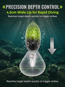 Esca <span class=keywords><strong>artificiale</strong></span> in plastica dura crankbait da profondità 120 mm 21 g per persico trota all'ingrosso - Product Image 3