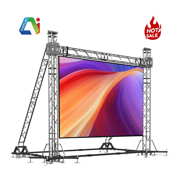 Factory Price 500x500mm Outdoor Waterproof LED Display with P3.91 Pixel Pitch 25000 Nits Brightness and Wide Viewing Angle
