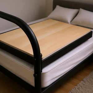 Sommier à lattes pliable en bois Burlywood pour lit double, support de matelas prêt à l'emploi - Product Image 2