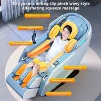 C78 Dernier luxe Zero Gravity Full Body Spa Massage Chaise 4D Bureau Shiatsu Électrique avec Chaleur Portable