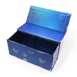 High-End Luxury Foldable Rigid Box Folding Box Board Flat Folded Gift Box with Magnets - Product Image 3