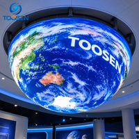 Layar LED Definisi Tinggi untuk Luar Ruangan dari Produsen TOOSEN, P2.5 P3 P4, Video Wall LED untuk Signage Pusat Perbelanjaan