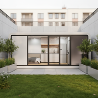Module de conteneur modulaire en acier étanche de luxe pour bureaux et logements, avec options de conversion flexibles pour les scénarios de tourisme et de bureautique