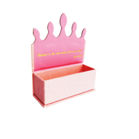 Boîte cadeau personnalisée Kexin en forme de couronne avec paillettes pour parfums, cosmétiques et bijoux