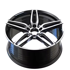 Rines de Aleación de Aluminio de 18 y 19 Pulgadas, 5x112, OEM, Doble Cinco Radios, Negro Brillante, Acabado Mecanizado, Aptos para AMG - Product Image 3
