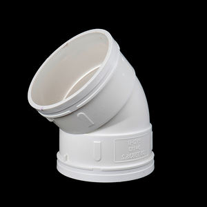 UPVC継手50mm 75mm 110mm 160mm接続PVCエルボーウォーター継手 - Product Image 3