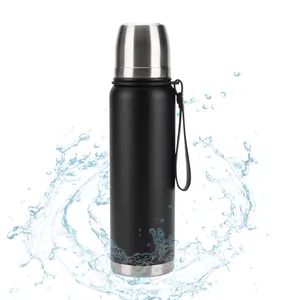 Nouveau design 750ml double paroi en acier inoxydable gobelet flacon à vide bouteille d'eau bouteille d'eau usine chinoise