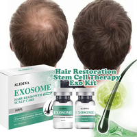 R Kit de rajeunissement des cellules souches des cheveux Booster la densité et l'épaisseur des cheveux Exo Follicules pileux et ampoule de croissance des cheveux Kit de repousse des cheveux
