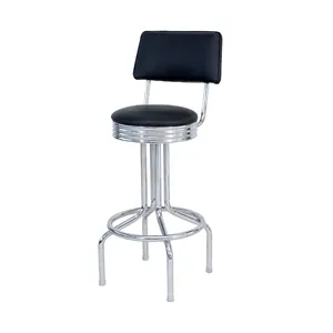 China factory metal bar stool oem maker restaurant iron bar stool with back