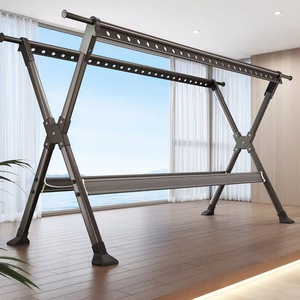 Séchoir à linge pour intérieur et <span class=keywords><strong>extérieur</strong></span>, cordes à linge en <span class=keywords><strong>aluminium</strong></span> pour vêtements - Product Image 2