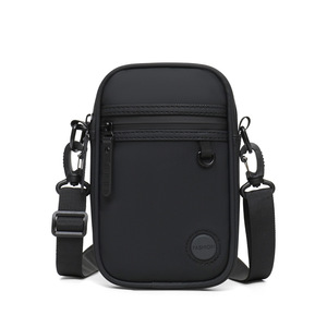 Fashion Sling Bag Nylon Small Lightweight Zipper Closure Embossed Logo All Seasons Daily Use Men's Messenger Bag - Product Image 1