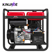 Générateur Diesel 6,5KW 7,0KW à Démarrage Électrique ATS Mobile Portable pour Chantier, Ferme, Usage Domestique, Extérieur et Alimentation de Secours d'Urgence