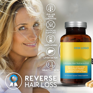 Suplemento Dietético para el Crecimiento y Calidad del Cabello, Mejora la Salud del Folículo Capilar, Incluye 5000mcg de Biotina en Cápsulas, Artículo en Oferta - Product Image 5