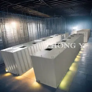 Zhong Ya nhà máy trực tiếp tích hợp container xử lý nước thải thiết bị thép carbon vật liệu bán lẻ khách sạn ngành công nghiệp 1 năm