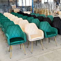 Chaises de style nordique pour salon, tabourets de coiffeuse minimalistes, modernes et luxueux, chaises de café élégantes – Vente directe usine