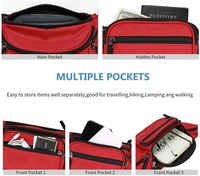 Riñonera Deportiva de Moda con GPS y Logotipo Personalizado, Impermeable, para Viajes y Actividades al Aire Libre, Unisex