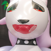 Nouvelle Offre 2026 : Jouet Gonflable Hongyi - Loup Fille Cartoon Assise Loona en PVC avec Sphère