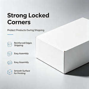 Caja de Envío Corrugada Impresa Personalizada, Directo de Fábrica, Reciclable, Plegable, con Logotipo Personalizado para Ropa y Cosméticos - Product Image 2