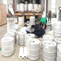 Fût à bière empilable 10L 15L 20L 30L 50L en acier inoxydable SUS304 réutilisable