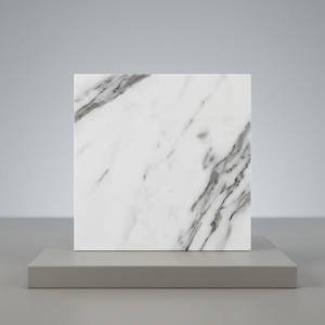 Baldosas de Porcelana con Aspecto de Mármol Estatuario Clásico, 600x600mm, Pulido, Serie para Sala de Estar - Product Image 1