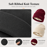 Bonnet d'hiver doux en tricot satiné, style décontracté, protection des cheveux anti-frisottis, idéal pour les cheveux bouclés naturels, bonnet de nuit pour salon de beauté