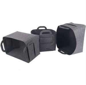 Panier de rangement pliable en feutre, portable, durable, multifonctionnel, moderne et écologique pour la maison, usage quotidien, gain de place - Product Image 6