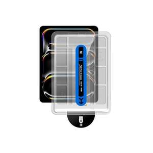 Protecteur d'écran en verre trempé transparent 9H anti-poussière personnalisé avec applicateur d'installation pour iPad Pro Air 11 12,9 pouces - Product Image 1
