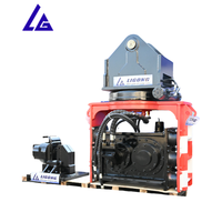 Marteau vibrant hydraulique rotatif à 360 degrés pour pieux horizontaux, pieux en H et pieux tubulaires