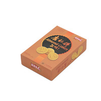 Vente directe d'usine 200g gâteaux aux amandes salées dans une boîte en papier délicieux biscuits aux amandes chinois sains au goût salé