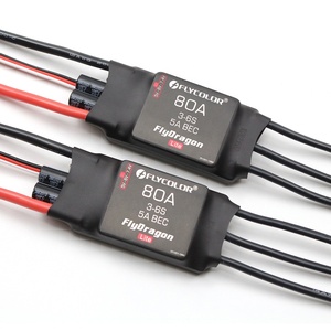 Flycolor flydragon Lite 3S-6S 60A/80A không chổi than <span class=keywords><strong>ESC</strong></span> cho RC máy bay 5V/6V/7.4V <span class=keywords><strong>5A</strong></span> có thể điều chỉnh Bec - Product Image 1